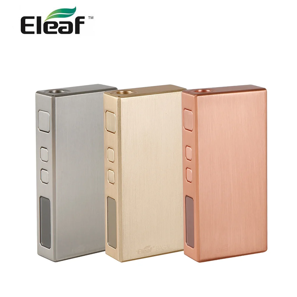 Original Eleaf BASAL Box Mod built in 1500mAh battery Max Output 30W Electronic cigarette Vape Mod Box 2A charging