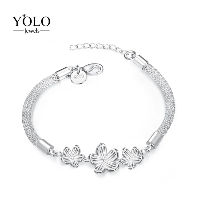 Flowers Statement Adjustable Simple Design Bracelets For Women Charm Romantic Bracelet Jewelry Accessories Love Gift | Украшения и