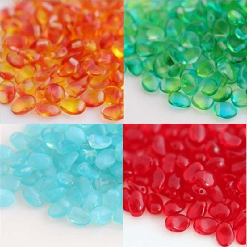 

8*6MM 50Pcs/Pack "Tulip Small Petals" Czech Glass Crystal Jewelry Beads