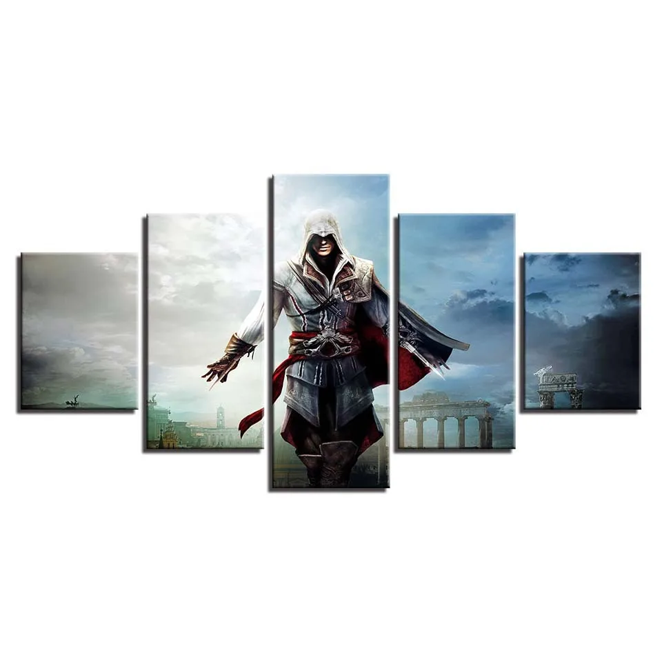 Цветные картины Creed Game Connor Multiple War 47 настенные художественные Рамки домашний