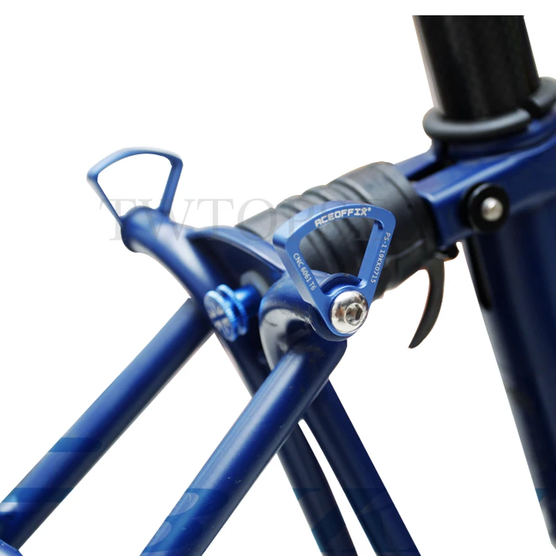 

TWTOPSE Bicycle Frame Rack Stand For Brompton Folding Bike Kickstand Stop Piece Replace Easywheel EZwheel Parking Cycling Parts