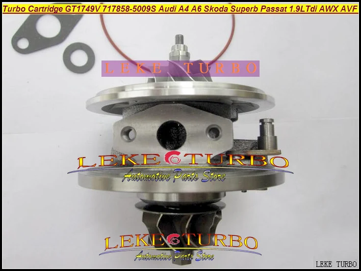 Turbo CHRA Cartridge GT1749V 717858-0005 717858-5009S For Audi A4 A6 Skoda Superb Passat 1.9L Tdi AWX AVF130HP (2)