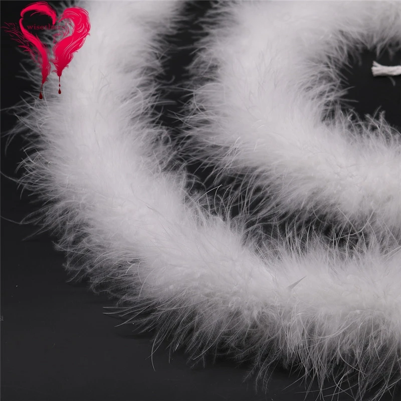 white marabou feather boa 3
