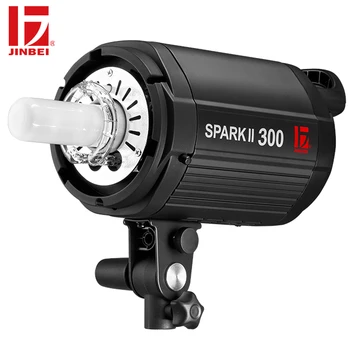 

JINBEI SparkII-300 300W Portable Studio Flash Strobe Light GN55 Photography Lighting Lamp Head for Studio Wedding Commercial