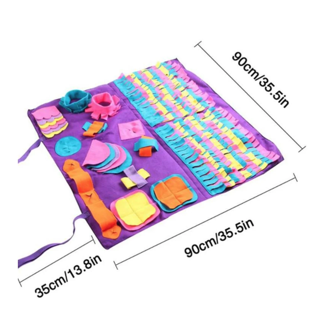 Коврик для домашних собак, моющийся, для обучения еде, одеяло для игр, игрушки для собак, коврик для снятия стресса, пазл, коврик для нюхания 45*50 см, J17