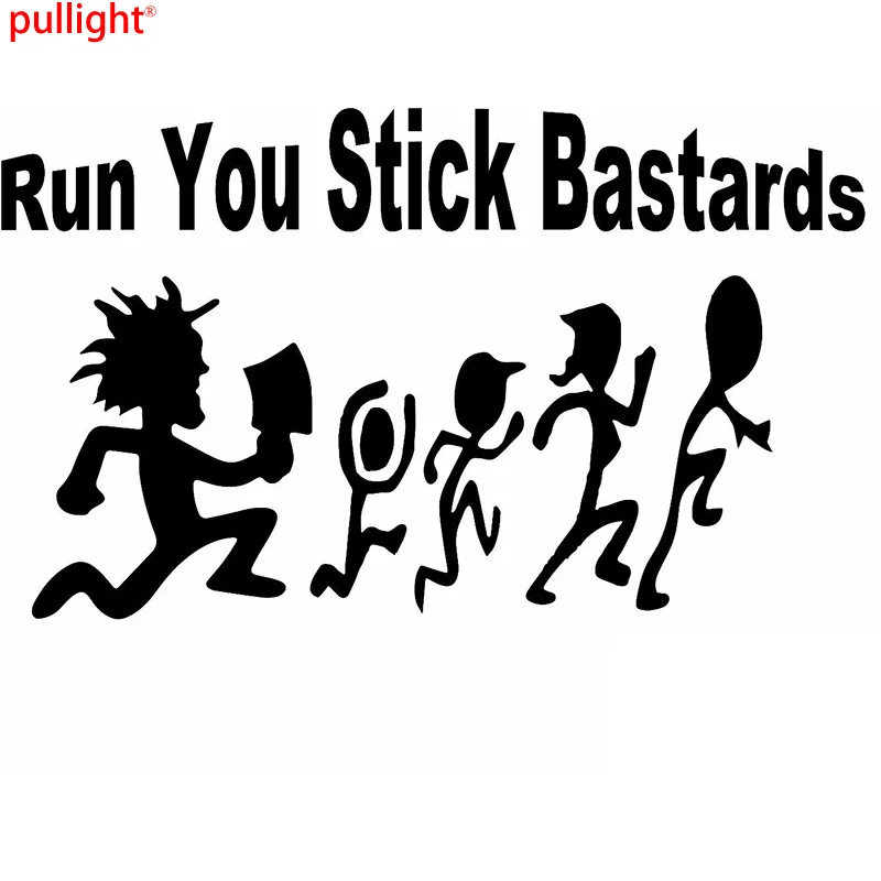 

Run You Stick ублюдки, графическая высечка, наклейка, автомобиль, грузовик, лодка