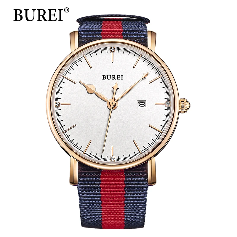 Prix pour Burei Femmes Montre Marque De Luxe 2016 De Mode Montres Nylon Tissu Date Étanche Anti-réfléchissant Saphir Quartz Montres Prix pour Burei Femmes Montre Marque De Luxe 2016 De Mode Montres Nylon Tissu Date Étanche Anti-réfléchissant Saphir Quartz Montres
