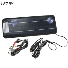 LEORY 12V 4.5W Solar Panel Portable Monocrystalline Solar Cells Power Charger DIY Module Battery System For Car Automobile Boat