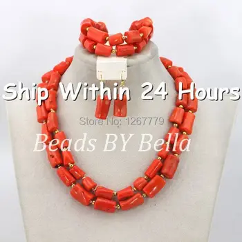 

Fabulous Nigerian Wedding African Beads Jewelry Set Crystal Wedding Jewelry Sets 2017 New Free Shipping ABJ1015