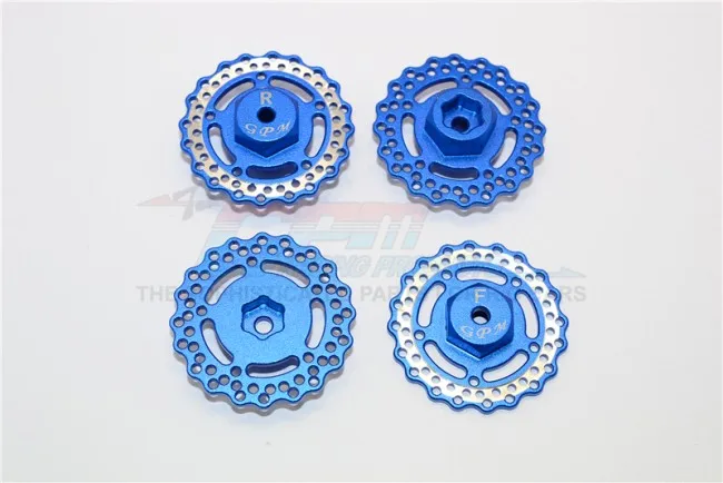 1/18 AXIAL YETI JR AX90052 ALUMINIUM ALLOY FRONT AND REAR WHEEL HEX WITH BRAKE DISK-4PCS MYT010AFR/D | Игрушки и хобби