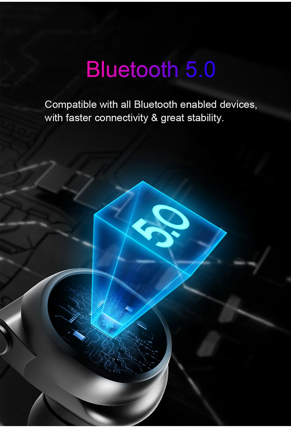 T8 Touch control беспроводные наушники TWS Sport Bluetooth V5.0 гарнитура настоящие наушники бас 6D стерео без головки IPX5 Водонепроницаемый