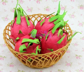 

Dragon fruit fake fruit foam model kitchen cabinet decoration at home furniture Min.Order $15