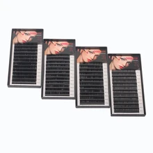 Thinkshow 4pcs/lot B/C/D Curl 8-15mm 3D Hand Made Russia Eyelashes Extension Individual Eyelash Volume Natural Long Mink Lashes : image Thinkshow 4pcs/lot B/C/D Curl 8-15mm 3D Hand Made Russia Eyelashes Extension Individual Eyelash Volume Natural Long Mink Lashes