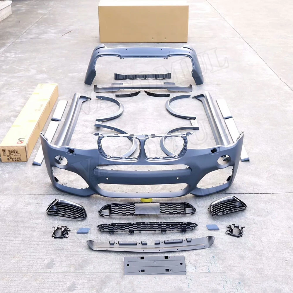 Для X серии PP автомобильный Стайлинг Комплект Кузова бампера для BMW F25 X3 sDrive xDrive 18i