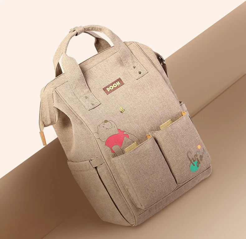 Дисней сохранение тепла пеленки мешок USB Подогрев дорожный рюкзак для беременных большой емкости для кормления ребенка сумка уход за подгузниками рюкзак