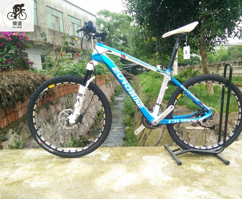 Discount Kalosse  26*17 inch   Air fork Hydraulic brakes 24/27/30 speed carbon fiber  mountain bicycle 27.5er carbon  bike 5