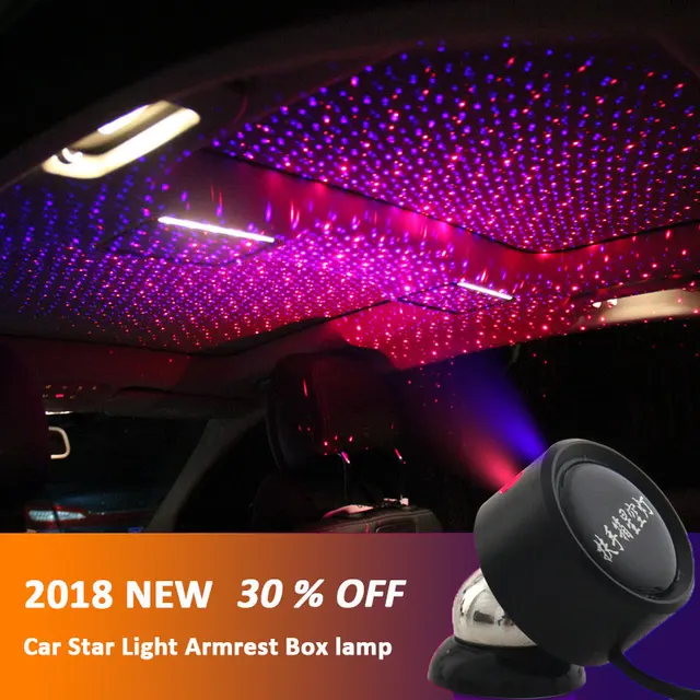 LED Car Roof Star Night Lights Projector, Universal Ceiling Decoration