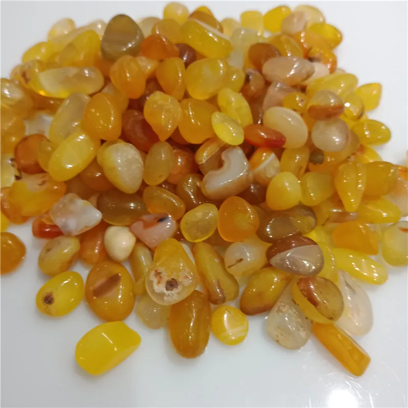 100g Natural Yellow Agate Crystal Gravel Stone Rock Crystal Quartz Mineral Healing Specimen Fish Tank Garden Decoration 10 20mm Stones Aliexpress
