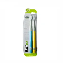 Новые прямые продажи взрослых руководство Зубная щётка из эластичного хлопка 2202 чистый взрослых мягкой щетиной любителей(Цвет случайный