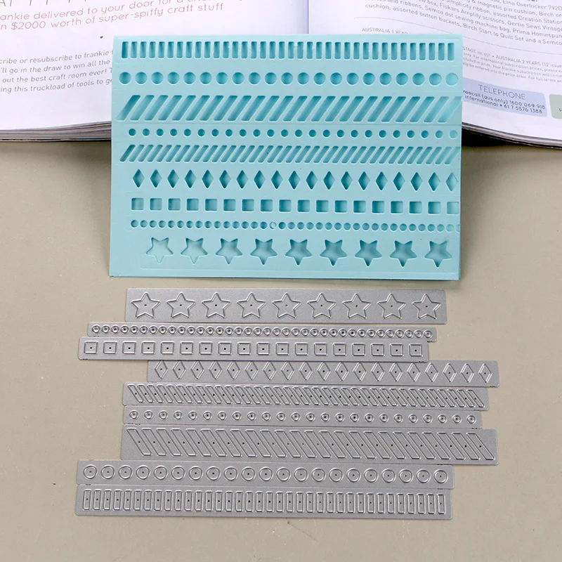 

DUOFEN METAL CUTTING DIES 2019 New varieties of borders stencil for DIY papercraft projects Scrapbook Paper Album