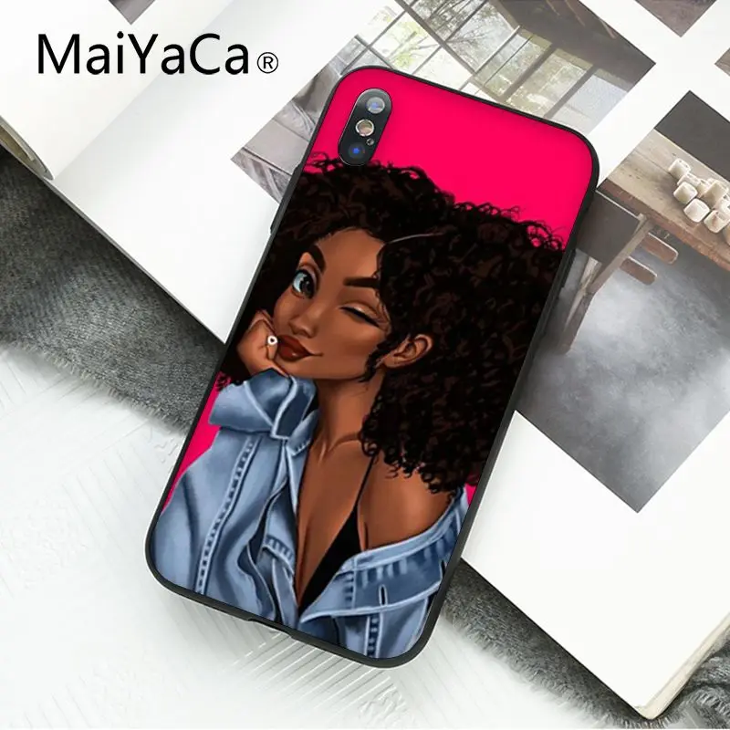 African Beauty Afro Puffs Melanin Poppin  Black Girl