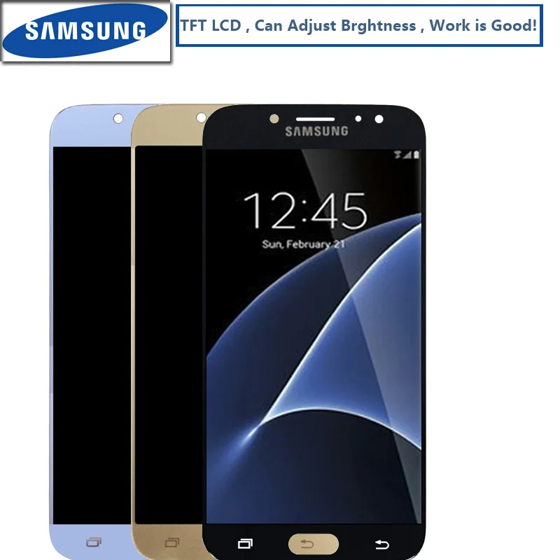 Можно настроить Brightnes TFT LCDs Замена для Samsung Galaxy J7 2017 j730 Pro ЖК дисплей с цифровым