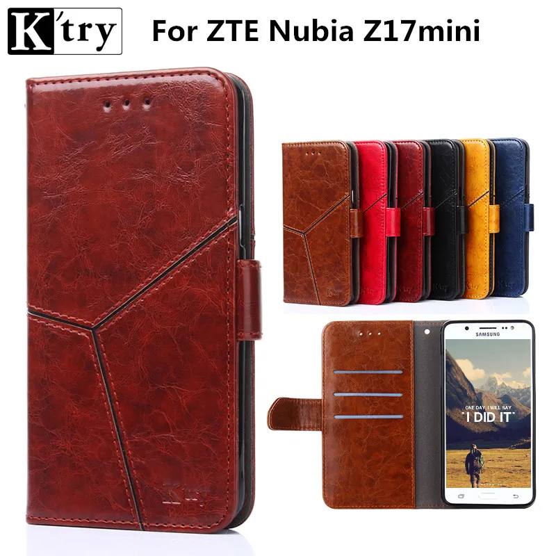 

K'try for ZTE Nubia Z17 Mini Case Flip Luxury PU Leather Funda Coque Cover Case for Nubia Z17 Mini With Phone Stand