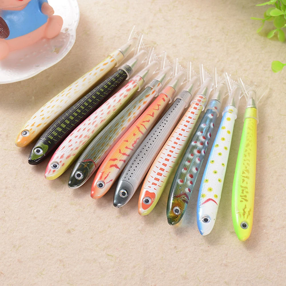 5 pcs/Lot Novelty Stationery fish Shape Pen Novelty Ballpoint Pen for writing Office School Suppliers