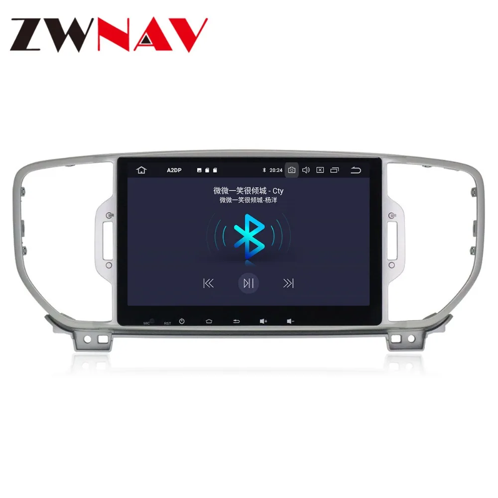 Cheap ZWNAV Android 9.0 4+32GB Car No DVD Player FOR KIA SPORTAGE 2016 2017 2018 Radio Ibiza GPS map Navigation with Mirroring link 3