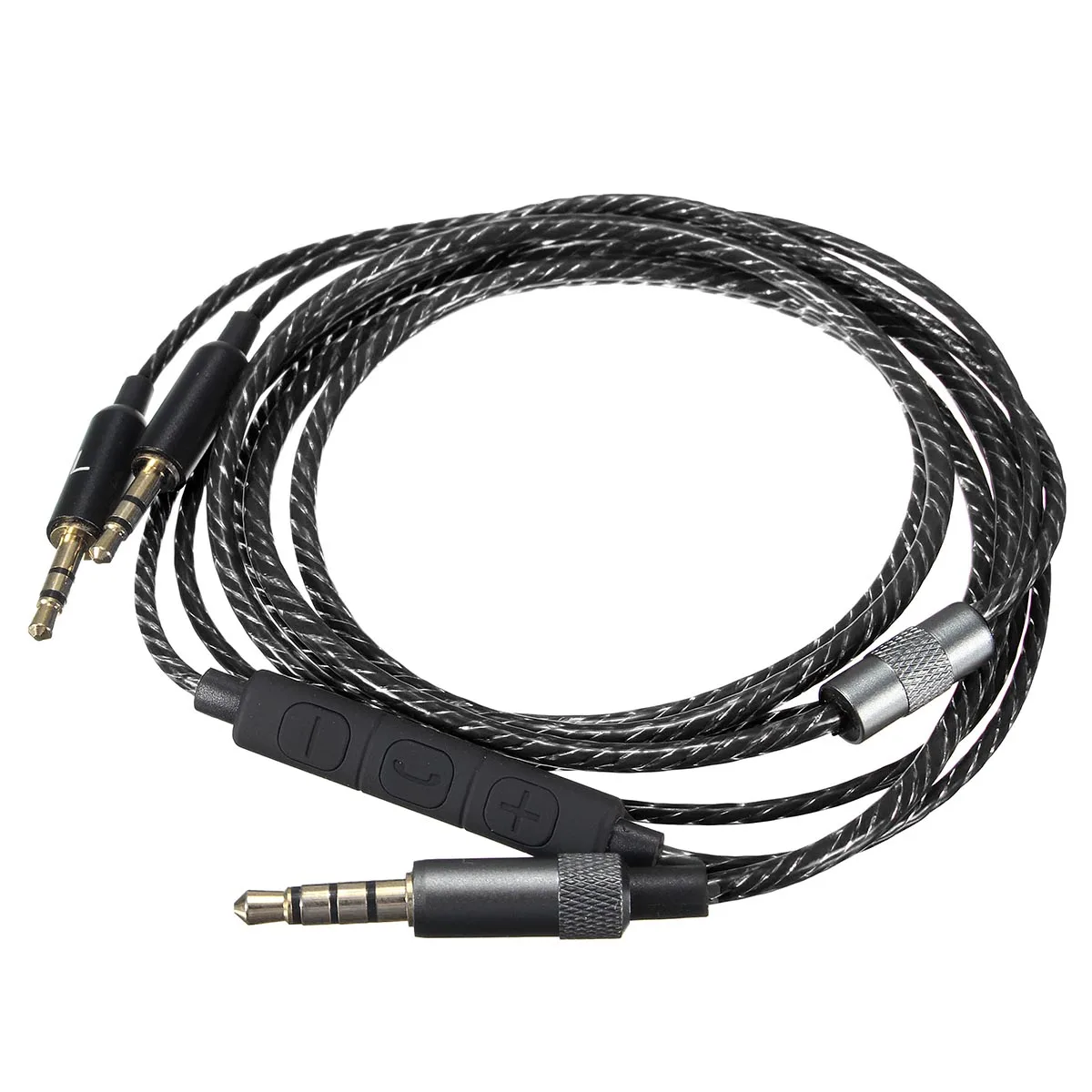  Nylon Flessione del Rimontaggio di trasporto 1.2 m Cavo Audio Con Il Mic Per Il Sol Republic Master