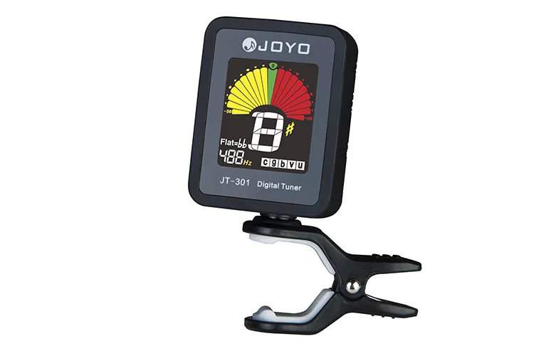JOYO color screen tuner guitar bass ukulele violin universal tuner mini portable clip on digital electric string accessories