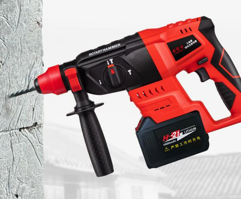 

Cordless Hammer Lithium Battery Impact Drill Electric Drill Three-Phase Brushless Industrial High Power Lightweight 21V