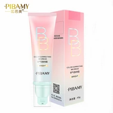 PIBAMY, макияж для лица, BB крем, отбеливающий консилер, изолирующая косметика/основа Увлажняющая, контроль жирности, натуральный, идеальное покрытие, BB крем, 45 г
