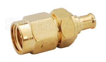 

Superbat 5 pcs SMA-MCX adapter SMA Male Plug to MCX Plug straight Coax Connector