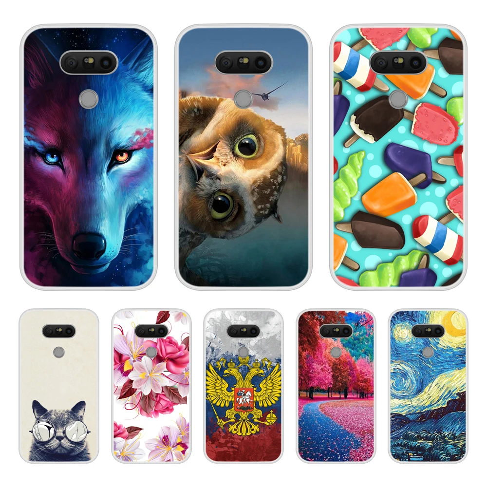 

Case For LG G5 Soft Silicone TPU Cool Patterned Print Phone Cover For LG G5 Case