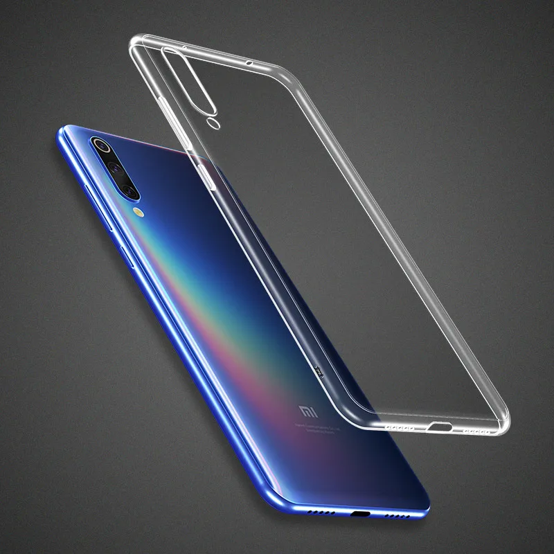 Phone Case For Xiaomi Mi 9 Case Transparent Soft Silicone TPU Protective Case Back Cover For Xiaomi Mi9 SE Anti-knock Phone Case