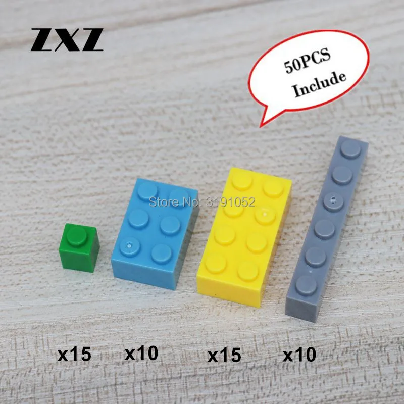 Детские игрушки Высокие кирпичи 1x1 2x3 2x4 1x6 строительные блоки сделай сам детали 3001