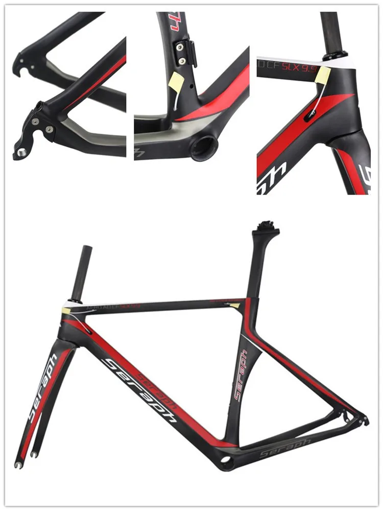 Top 2019 Hot sale colorful aero carbon fiber t800 road bike frameset TT-X1 accepted custom paint 6