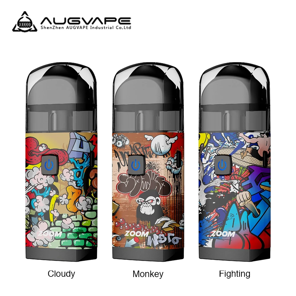 Оригинальный вейп-набор AUGVAPE Zoom с батареей 1000 мАч емкостью 3 2 мл сопротивлением Ом