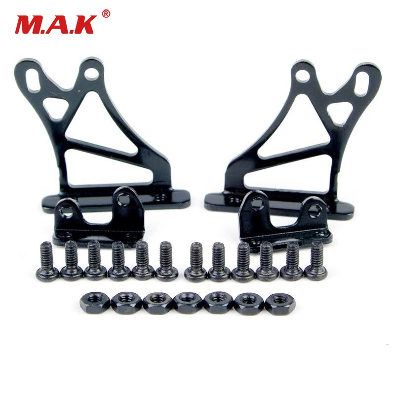 

25 x 24mm Black 1/10 RC Racing Model Car Alloy Wing Rear Spoiler Stand 00359BK