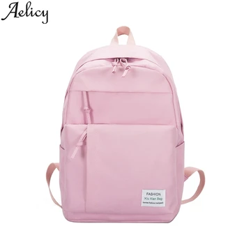 

Aelicy 2020 Nylon Oxford Cloth Backpack Women Backpack College Wind Leisure Travel ladies shoulder bags School Bags For Teenage