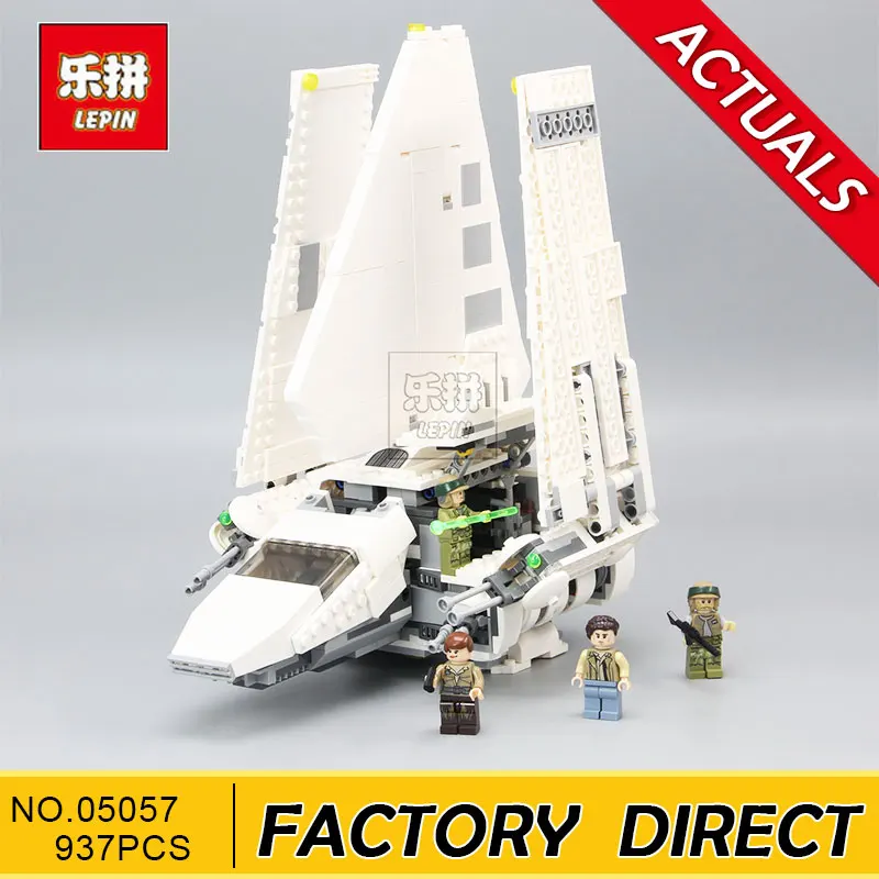 

LEPIN 05057 937Pcs New Star Series The Imperial Shuttle Set Model Building Kit Blocks Bricks Toy Compatible Gift With 7509