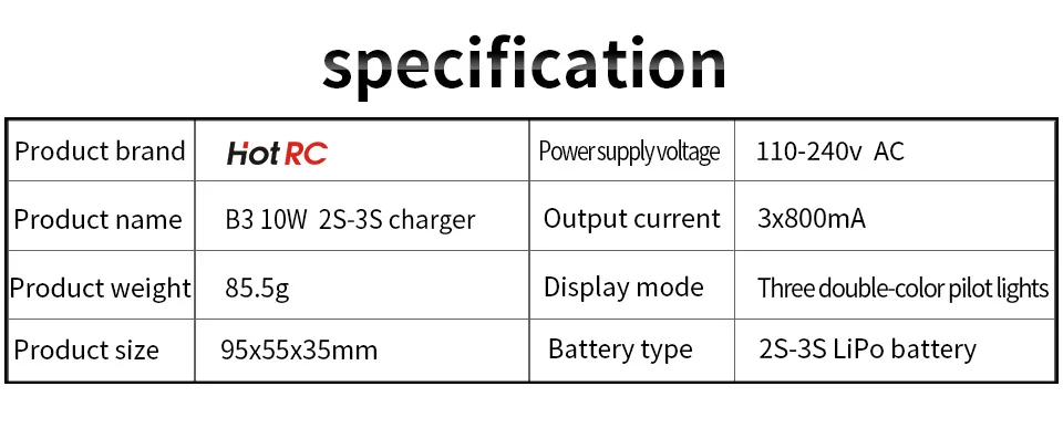 10 шт./лот RC Imax B3 Горячая RC B3 LIPO батарея зарядное устройство B3 7,4 В 11,1 В литий-полимерный Lipo зарядное устройство 2s 3s ячейки для RC LiPo ЕС и США