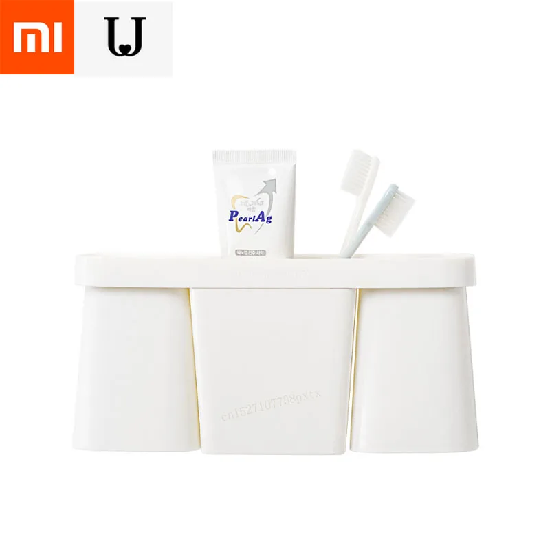 

Xiaomi Youpin Jordon&Judy Wash Cup Set Beige Simple and Generous Magnetic Absorption Draining No Nails 2 Cup