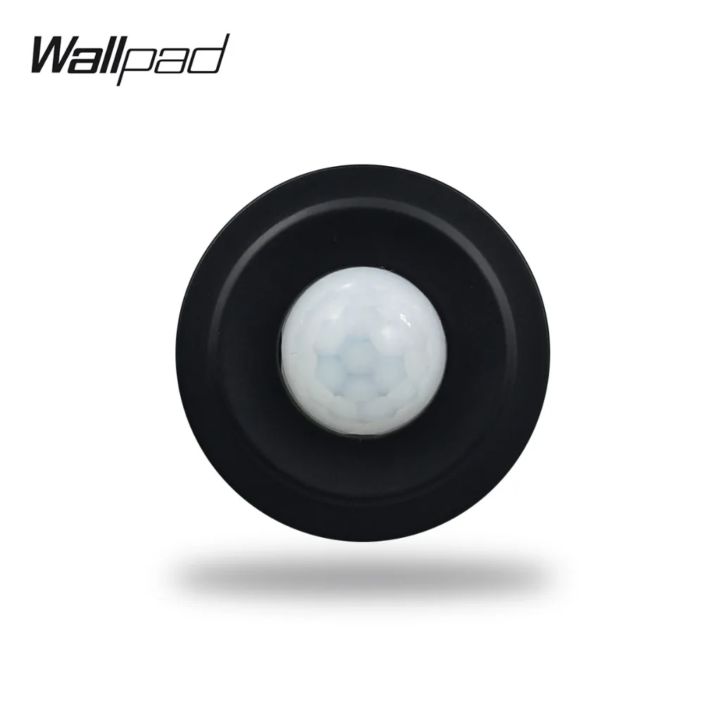 Interruptor de Luz Modular Preto e Branco l6 Faça Você Mesmo para Corredor Escadas Corpo Sensor de Atraso de Movimento