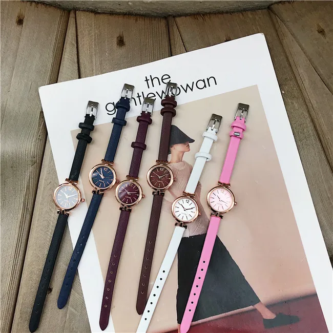 Elegant Ladies Dress Wristwatches Small Women Fashion Watches Luxury Casual Bow-Knot Case Female Quartz Leather Clock