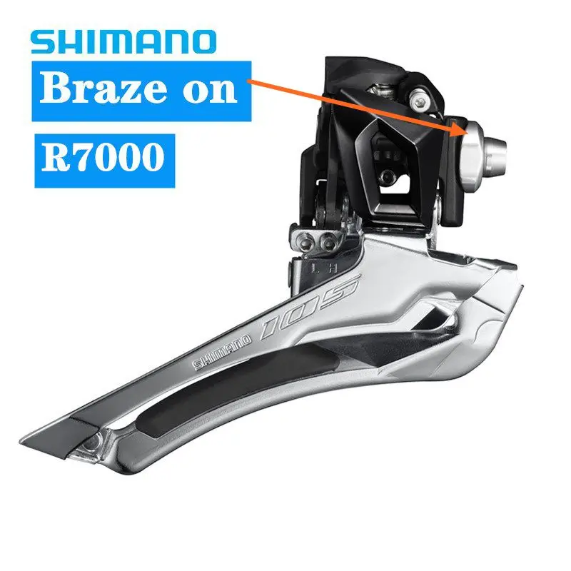 Shimano 105 FD-R7000 5800 5801 передний переключатель 2x11 Скорость велосипед передний переключатель 5800 R7000 паять на 31,8 мм 34,9 мм стяжка