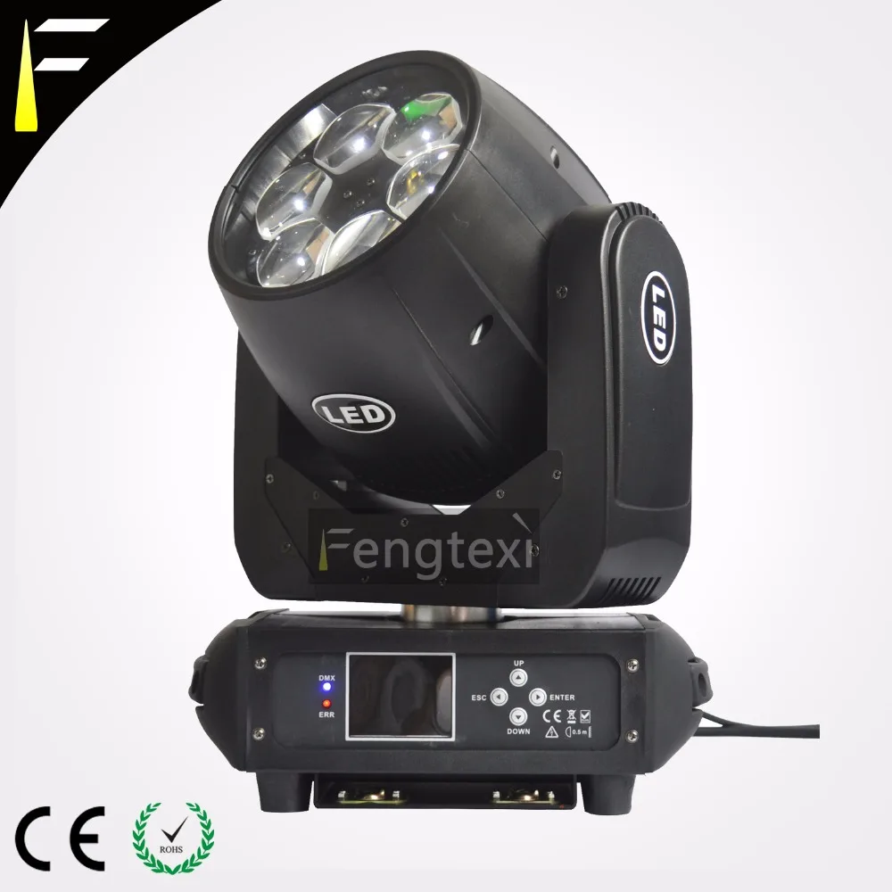 6x40W LED Zoom Moving Head Lighting Machine RGBW 4 36 Degree in/out
