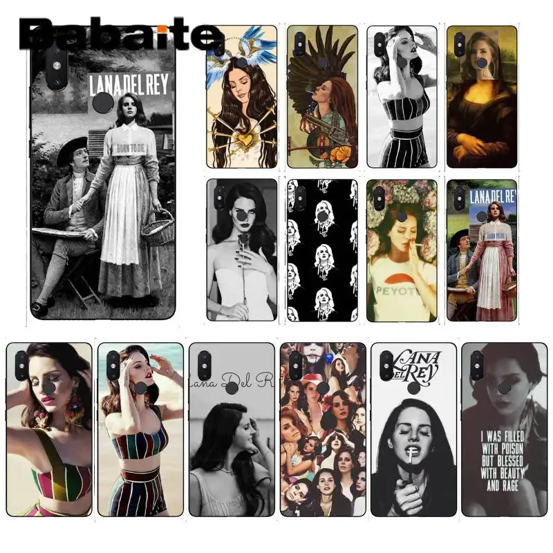 

Babaite Lana Del Rey Funny Fashion Pattern Soft Phone Case for Xiaomi Mi 6 Mix2 Mix2S Note3 8 8SE Redmi 5 5Plus Note4 4X Note5