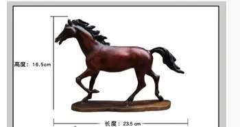

2020 HOT SALE TOP COOL -home LIVING ROOM OFFICE ART DecorLARGE success RETRO HORSE ART FENG SHUI bronze statue sculpture